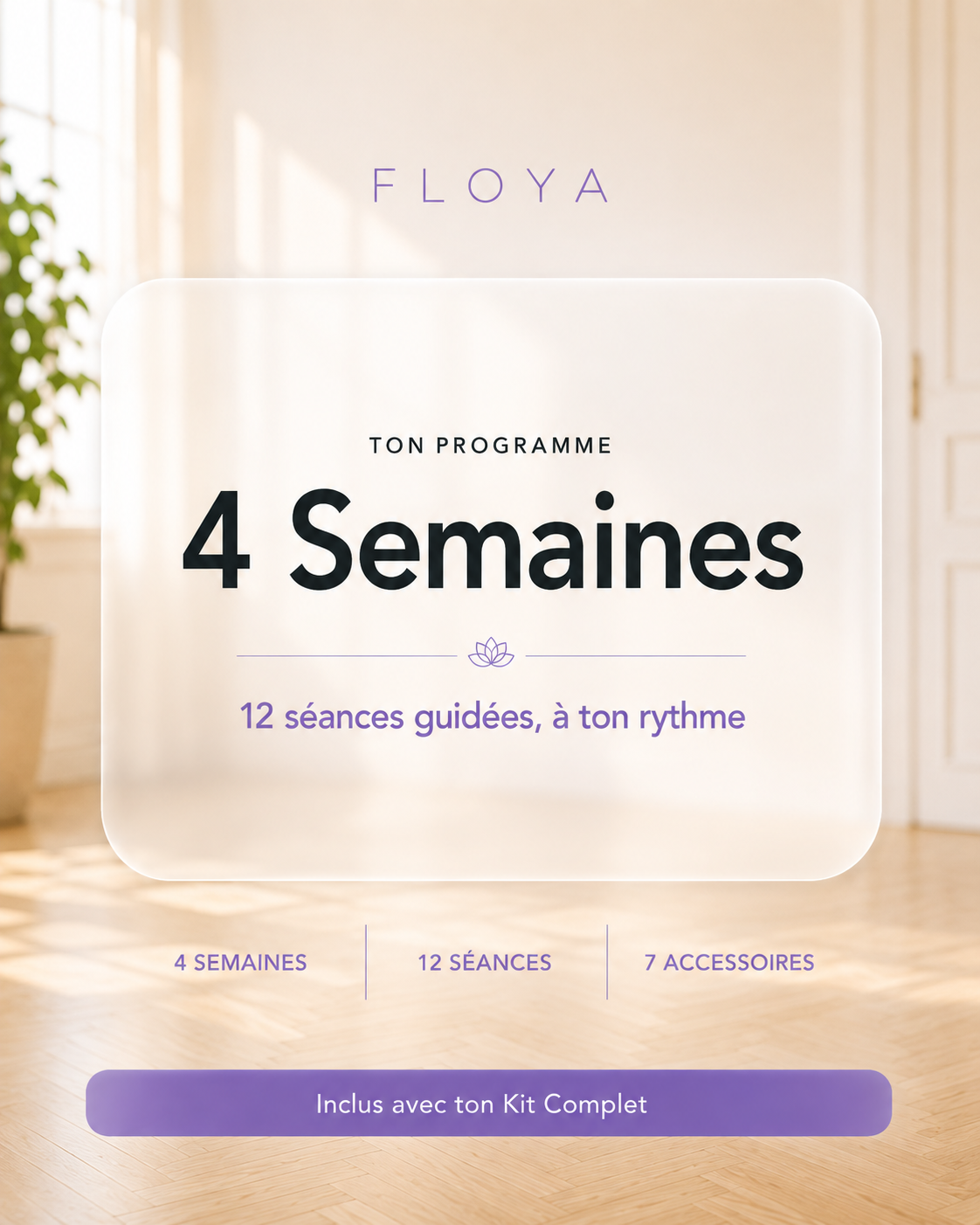 Programme Pilates 4 semaines Floya