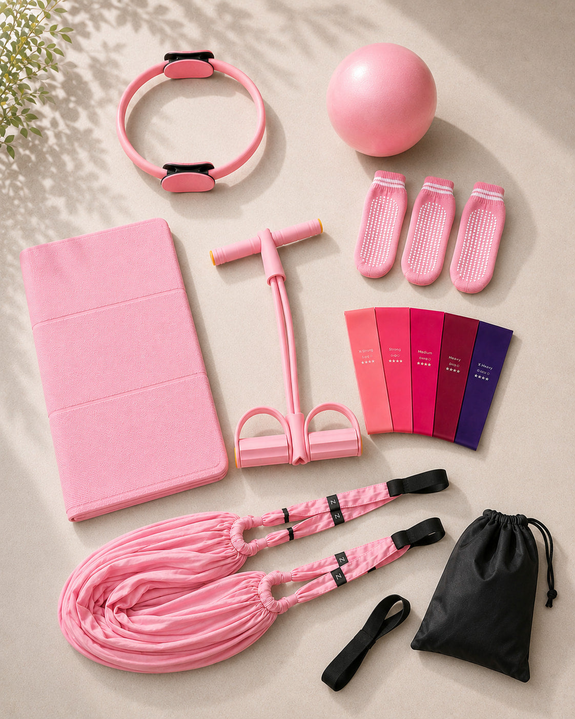 Kit Complet Rose Pilates Floya