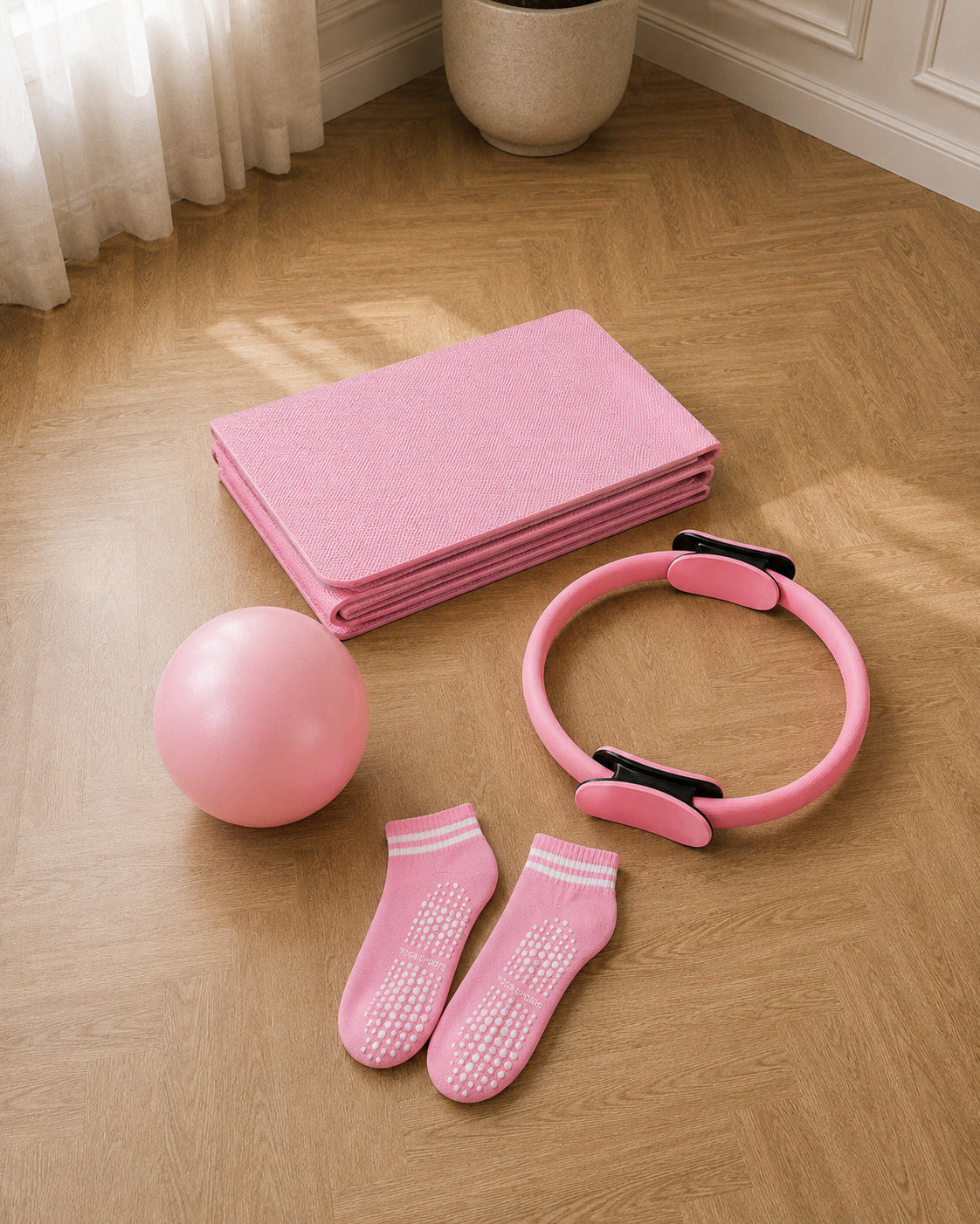 Kit Essentiel Rose Pilates Floya
