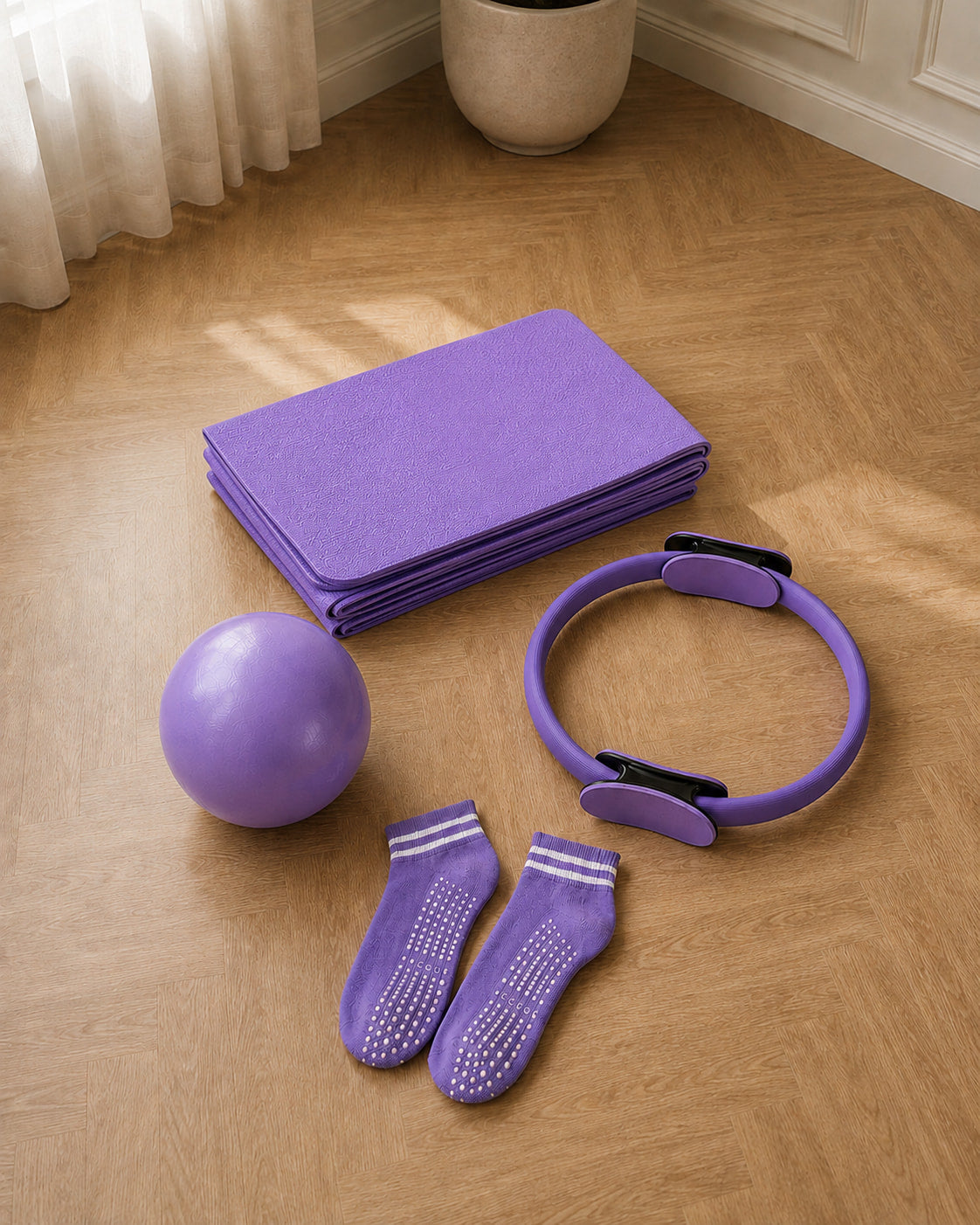 Kit Essentiel Violet Pilates Floya