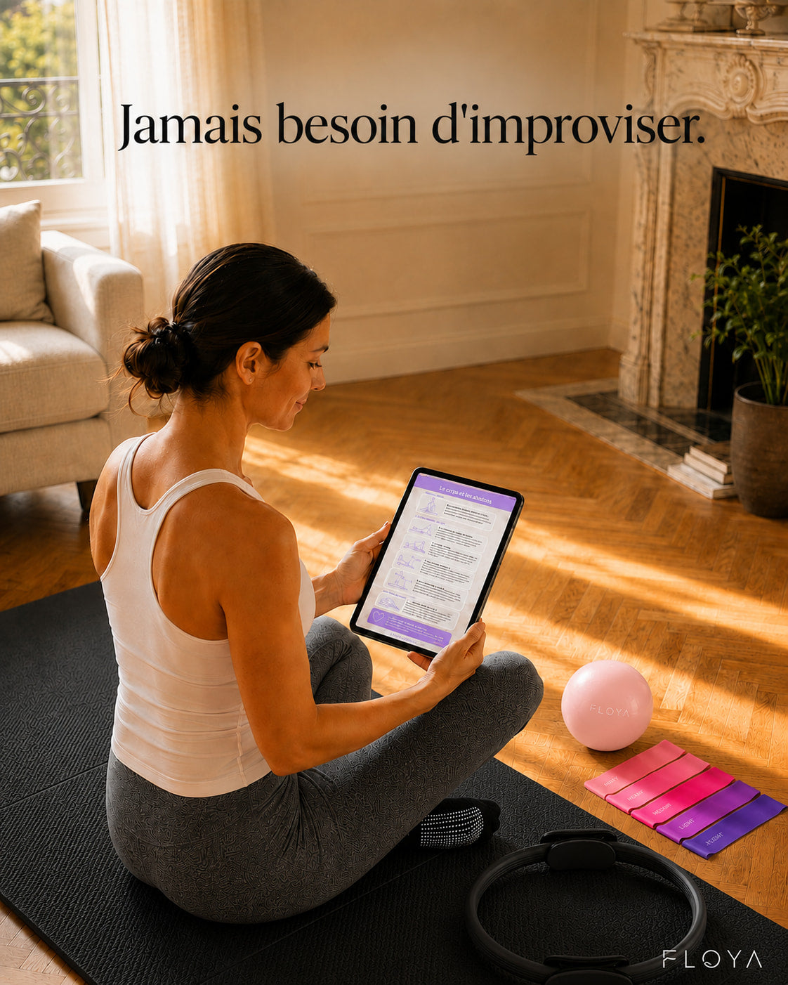 avec le programme 4 semaines tu n'a pas besoin d'improvisé mais suivre le programme de pilâtes pour bien progresser 