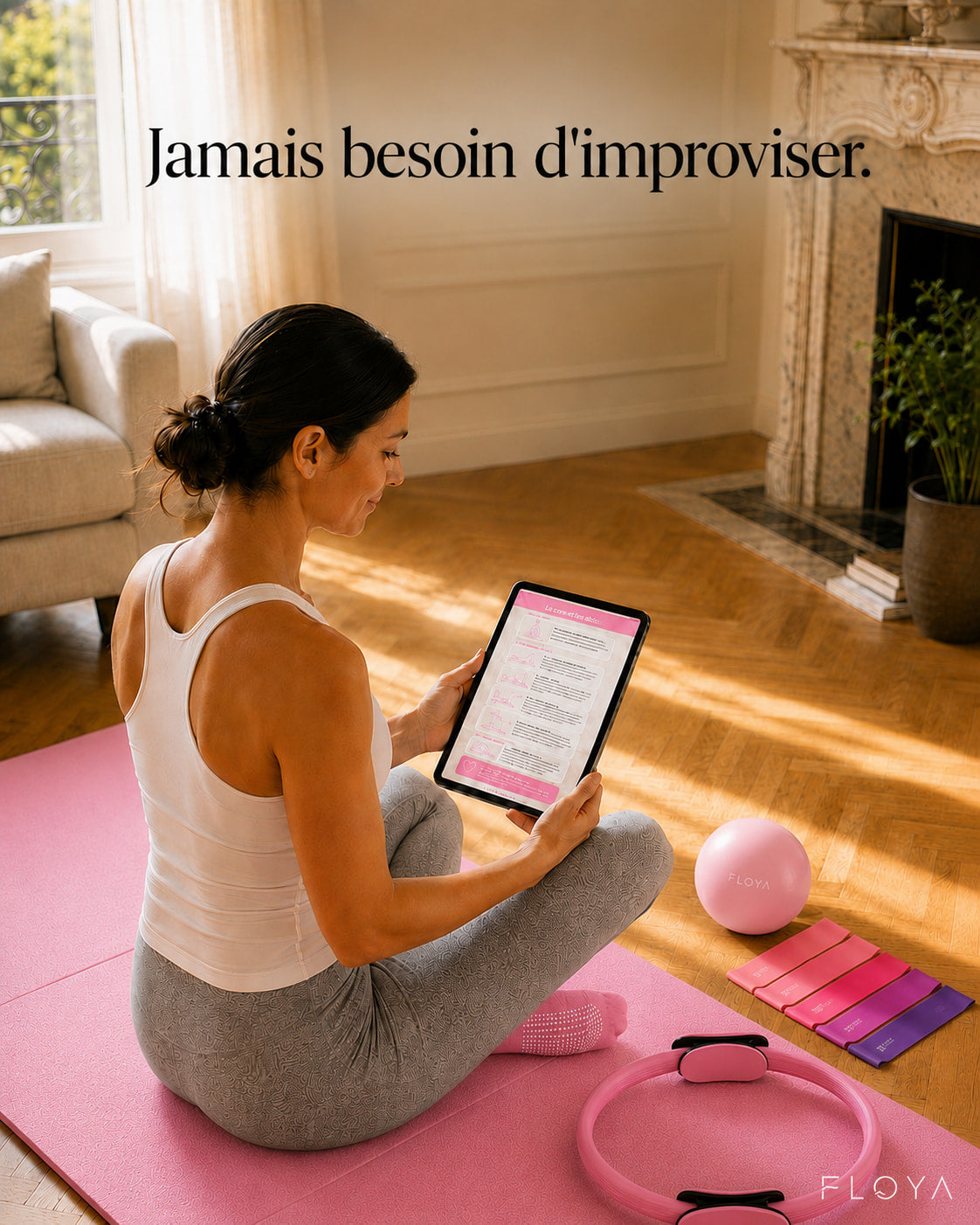 avec le programme 4 semaines tu n'a pas besoin d'improvisé mais suivre le programme de pilâtes pour bien progresser 
