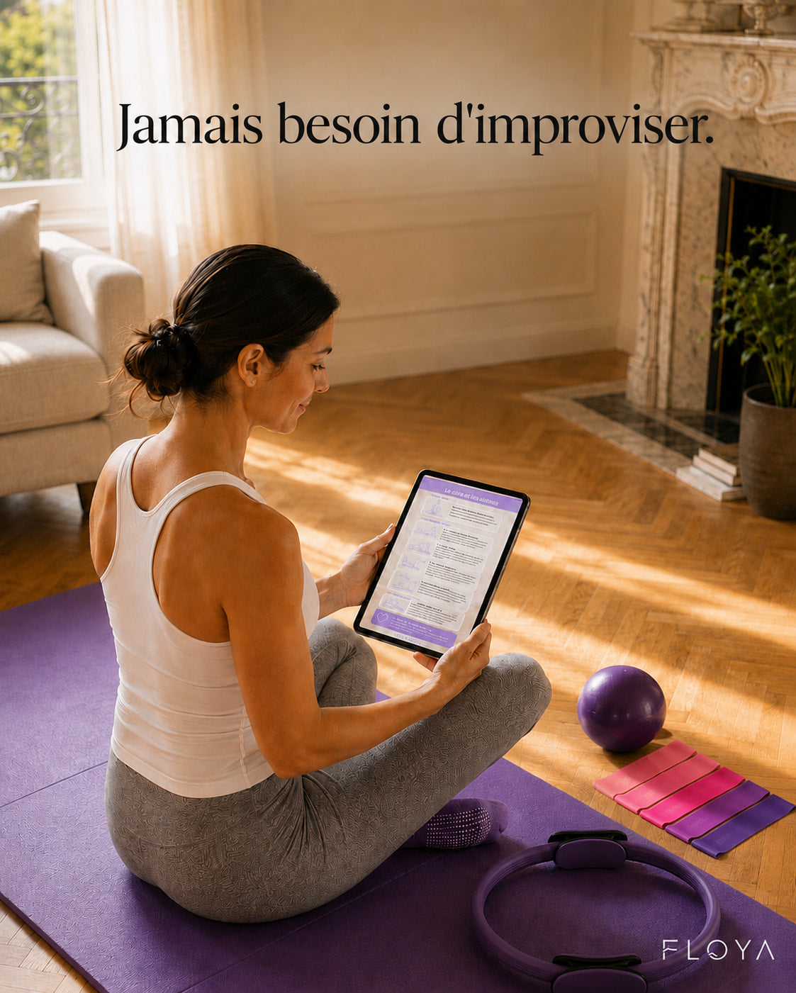 avec le programme 4 semaines tu n'a pas besoin d'improvisé mais suivre le programme de pilâtes pour bien progresser 